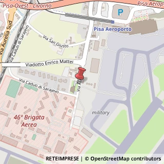 Mappa Via Caduti di Kindu, 1, 56121 Pisa, Pisa (Toscana)