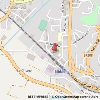 Mappa Piazza Generale Sacconi, 34/35, 52011 Bibbiena, Arezzo (Toscana)