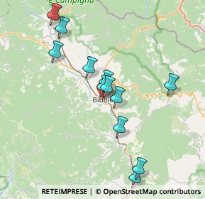 Mappa Via della Segheria, 52011 Bibbiena AR, Italia (7.35167)