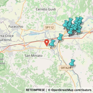 Mappa Via Mezzopiano, 56028 San Miniato PI, Italia (5.21176)
