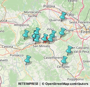 Mappa Via Mezzopiano, 56028 San Miniato PI, Italia (11.00929)