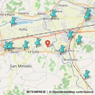 Mappa Via Mezzopiano, 56028 San Miniato PI, Italia (3.0925)
