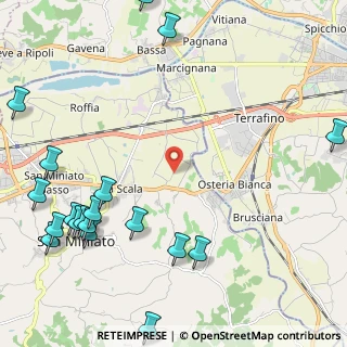 Mappa Via Mezzopiano, 56028 San Miniato PI, Italia (3.3185)