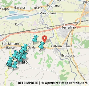 Mappa Via Mezzopiano, 56028 San Miniato PI, Italia (2.71923)