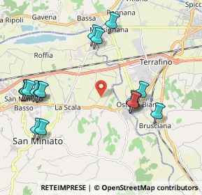 Mappa Via Mezzopiano, 56028 San Miniato PI, Italia (2.34)