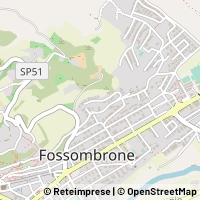 Hartă Fossombrone