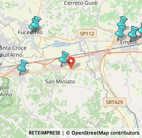 Mappa Piazza Trieste, 56028 San Miniato PI, Italia (6.58727)