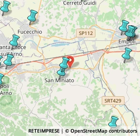 Mappa Piazza Trieste, 56028 San Miniato PI, Italia (6.80133)