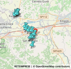 Mappa Piazza Trieste, 56028 San Miniato PI, Italia (3.42786)