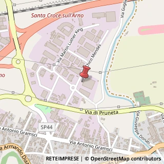 Mappa Via Chico Mendes, 22, 56028 San Miniato, Pisa (Toscana)