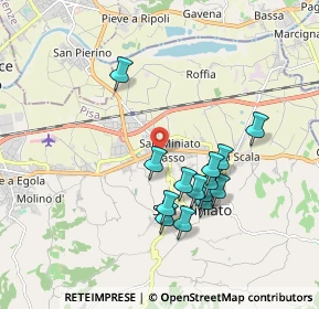 Mappa Via Alessandro Manzoni, 56028 San Miniato PI, Italia (1.70643)