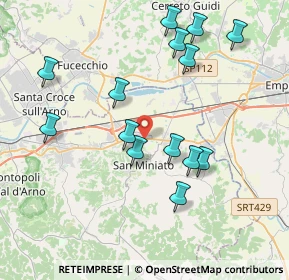Mappa Via Pinocchio, 56028 San Miniato PI, Italia (4.12071)