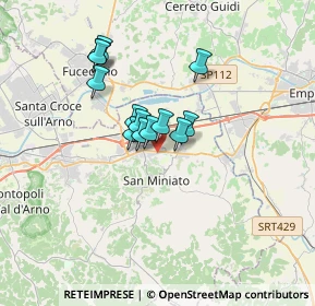 Mappa Via Pinocchio, 56028 San Miniato PI, Italia (2.50538)
