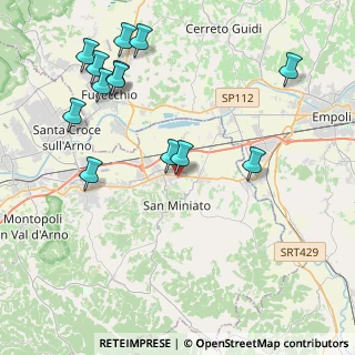 Mappa Via Pinocchio, 56028 San Miniato PI, Italia (4.89615)