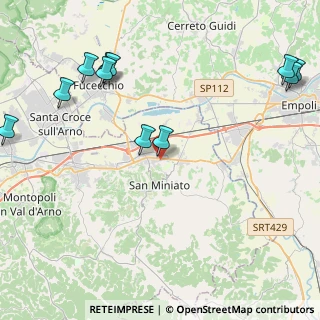 Mappa Via Pinocchio, 56028 San Miniato PI, Italia (5.61)