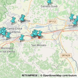 Mappa Via Pinocchio, 56028 San Miniato PI, Italia (5.93706)