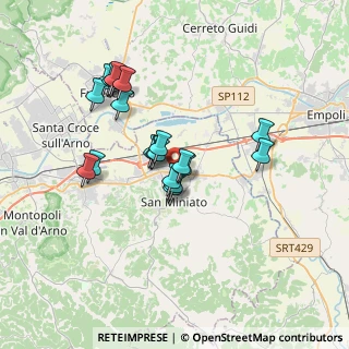 Mappa Via Pinocchio, 56028 San Miniato PI, Italia (3.11)