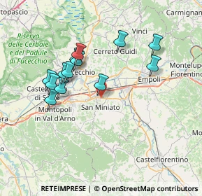 Mappa Via Pinocchio, 56028 San Miniato PI, Italia (7.00154)