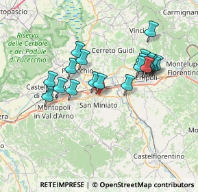 Mappa Via Pinocchio, 56028 San Miniato PI, Italia (6.758)