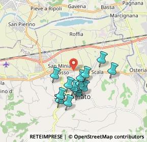Mappa Via Pinocchio, 56028 San Miniato PI, Italia (1.5)