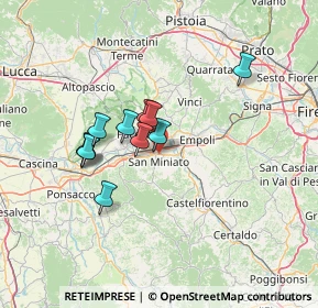 Mappa Via Pinocchio, 56028 San Miniato PI, Italia (11.08455)