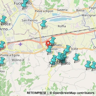 Mappa Piazza Sandro Pertini, 56028 San Miniato PI, Italia (2.6325)