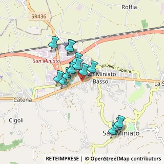 Mappa Piazza Sandro Pertini, 56028 San Miniato PI, Italia (0.754)