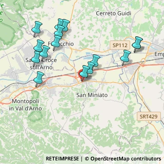 Mappa Piazza Sandro Pertini, 56028 San Miniato PI, Italia (4.588)