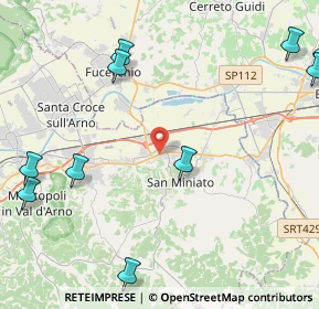 Mappa Piazza Sandro Pertini, 56028 San Miniato PI, Italia (7.108)
