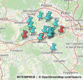 Mappa Via Covina, 56028 San Miniato PI, Italia (9.9585)