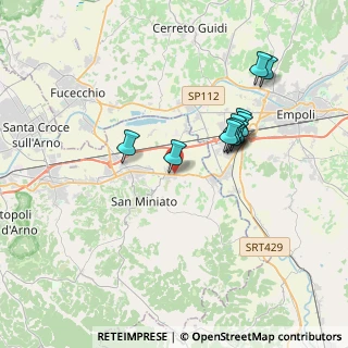 Mappa Via Covina, 56028 San Miniato PI, Italia (3.34727)