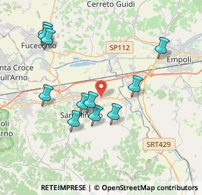 Mappa Via Covina, 56028 San Miniato PI, Italia (3.93091)