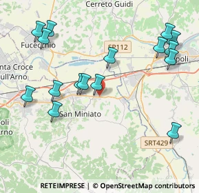 Mappa Via Covina, 56028 San Miniato PI, Italia (4.79188)