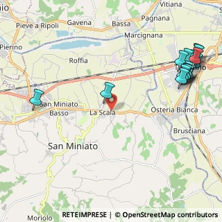 Mappa Via Covina, 56028 San Miniato PI, Italia (3.05667)