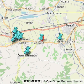 Mappa Via Covina, 56028 San Miniato PI, Italia (2.48333)