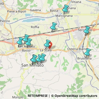 Mappa Via Covina, 56028 San Miniato PI, Italia (2.19833)