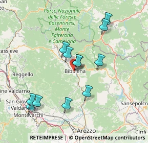 Mappa Via Arno, 52011 Bibbiena AR, Italia (14.6675)