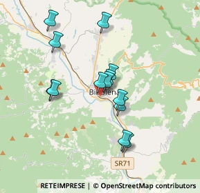 Mappa Via Arno, 52011 Bibbiena AR, Italia (3.12615)