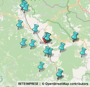 Mappa Via Arno, 52011 Bibbiena AR, Italia (8.04)