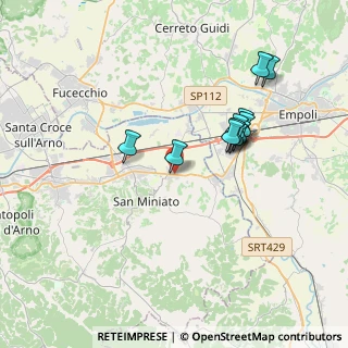 Mappa Piazza Cesare Capoquadri, 56028 San Miniato PI, Italia (3.39)