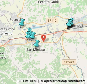Mappa Piazza Cesare Capoquadri, 56028 San Miniato PI, Italia (4.13231)