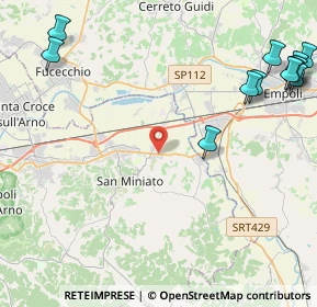 Mappa Piazza Cesare Capoquadri, 56028 San Miniato PI, Italia (6.50083)