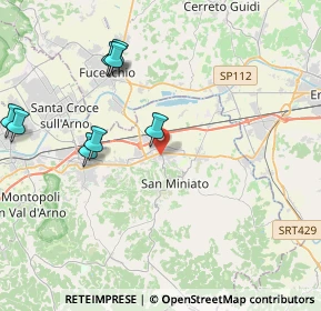 Mappa Via A. Manzoni, 56028 San Miniato PI, Italia (5.88182)