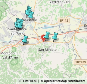 Mappa Via A. Manzoni, 56028 San Miniato PI, Italia (4.5)
