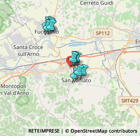 Mappa Via A. Manzoni, 56028 San Miniato PI, Italia (2.69909)