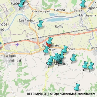 Mappa Via A. Manzoni, 56028 San Miniato PI, Italia (2.5465)
