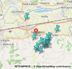 Mappa Via A. Manzoni, 56028 San Miniato PI, Italia (1.67714)