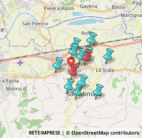 Mappa Via A. Manzoni, 56028 San Miniato PI, Italia (1.18154)