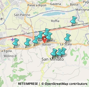 Mappa Via A. Manzoni, 56028 San Miniato PI, Italia (1.53)