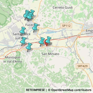 Mappa Via A. Manzoni, 56028 San Miniato PI, Italia (4.50727)